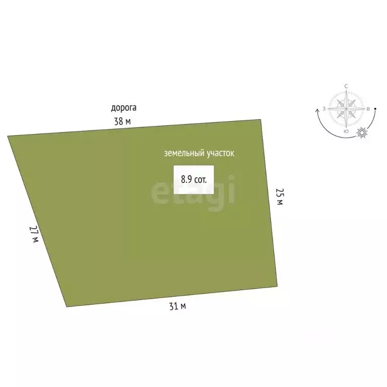 Участок в Тюменская область, Тюменский муниципальный округ, с. ... - Фото 2