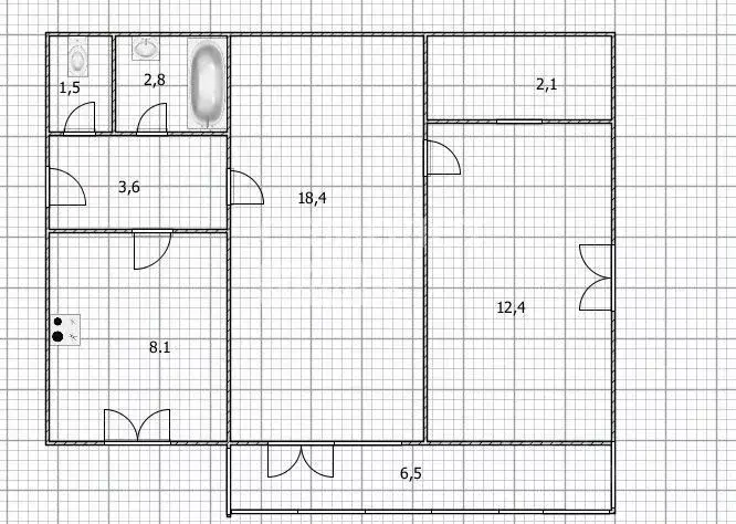 2-к кв. Ульяновская область, Ульяновск ул. Аблукова, 17 (49.5 м) - Фото 2