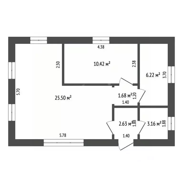 Дом в Белгородская область, Борисовка городское поселение, Борисовка ... - Фото 1