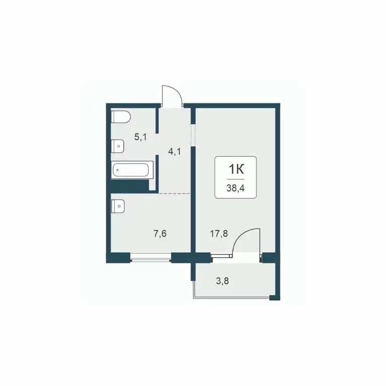 1-к кв. Новосибирская область, Новосибирск ул. Сибиряков-Гвардейцев, ... - Фото 1