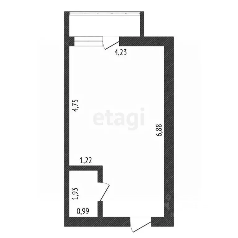 Студия Амурская область, Благовещенск Амурская ул., 351 (28.4 м) - Фото 2