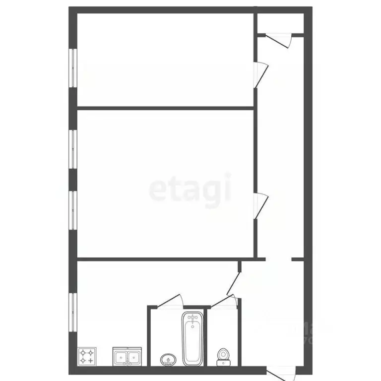 2-к кв. Санкт-Петербург Лиговский просп., 83Б (62.0 м) - Фото 2