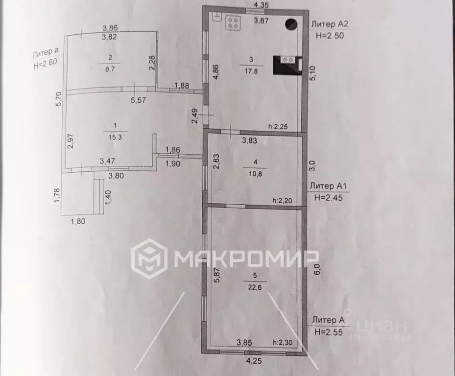 Дом в Челябинская область, Челябинск Пятигорская ул., 8 (75 м) - Фото 2