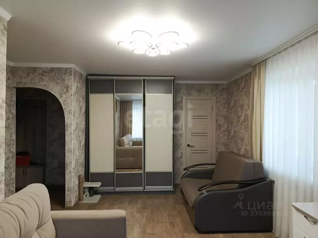 1-к кв. Татарстан, Альметьевск ул. Гагарина, 16 (32.0 м) - Фото 1
