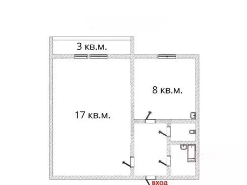 1-к кв. Челябинская область, Челябинск ул. Братьев Кашириных, 106 ... - Фото 1