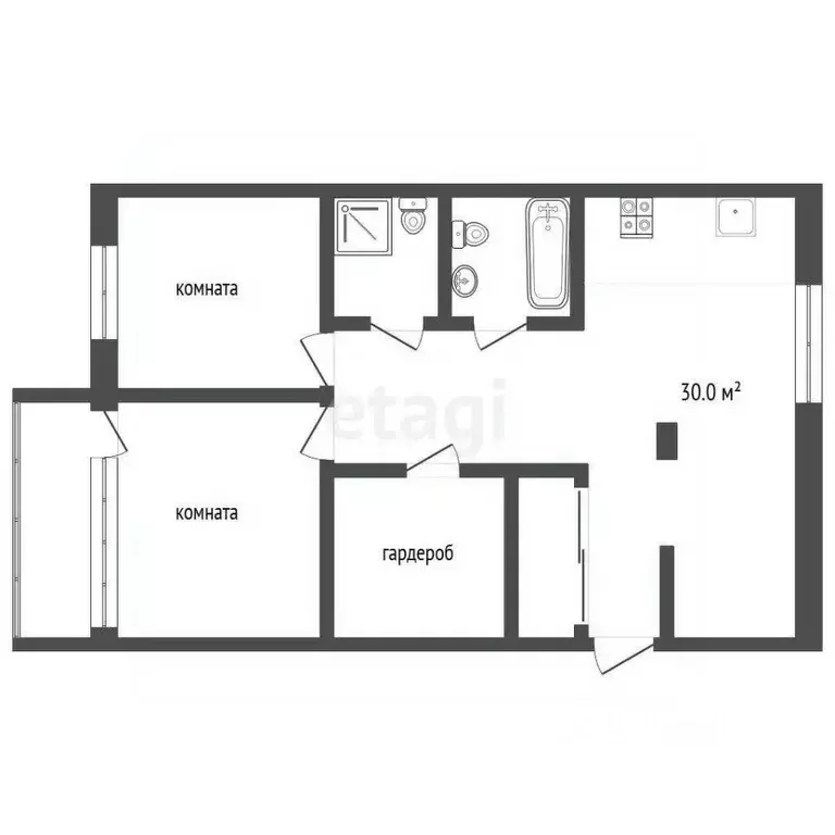 2-к кв. Ханты-Мансийский АО, Сургут Университетская ул., 19 (98.0 м) - Фото 1
