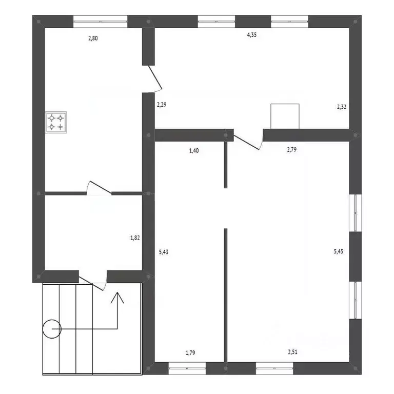 Дом в Амурская область, Белогорск ул. Титова, 20 (50 м) - Фото 2
