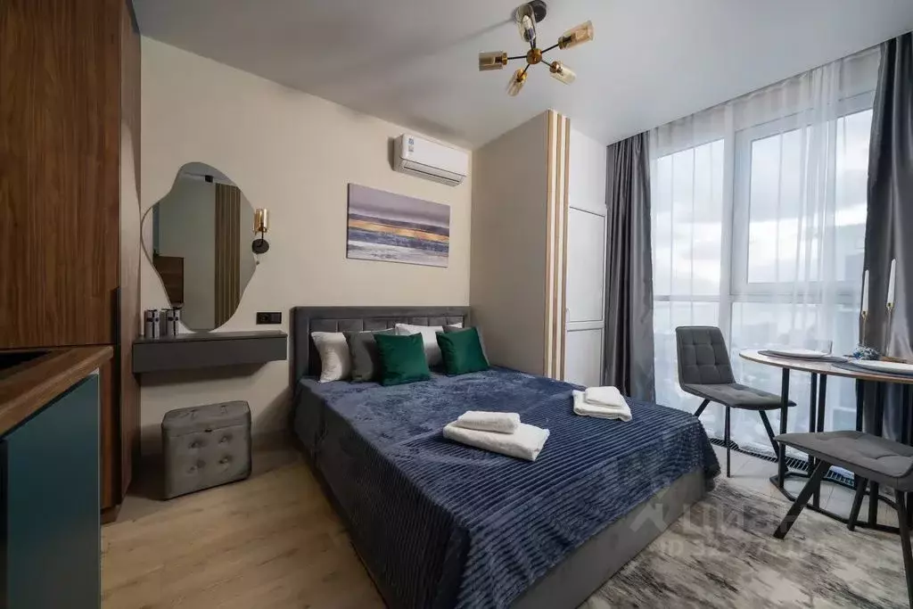 1-к кв. Краснодарский край, Сочи Бытха мкр, ул. Ясногорская, 16/6к6 ... - Фото 1