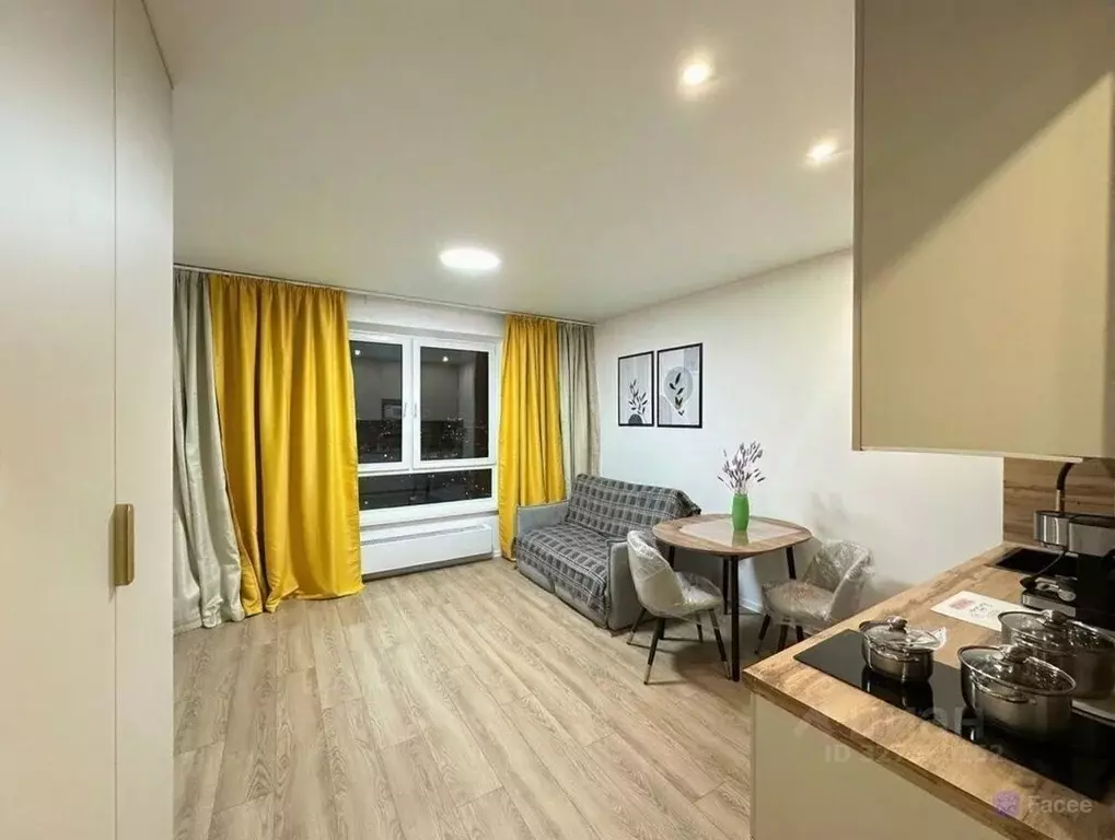 Студия Москва Новоостаповская ул., 7к1 (24.0 м) - Фото 1