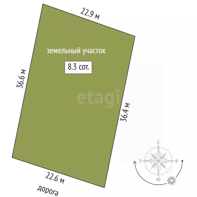 Участок, 8.3 сот., сельхоз (снт или днп) - Фото 2