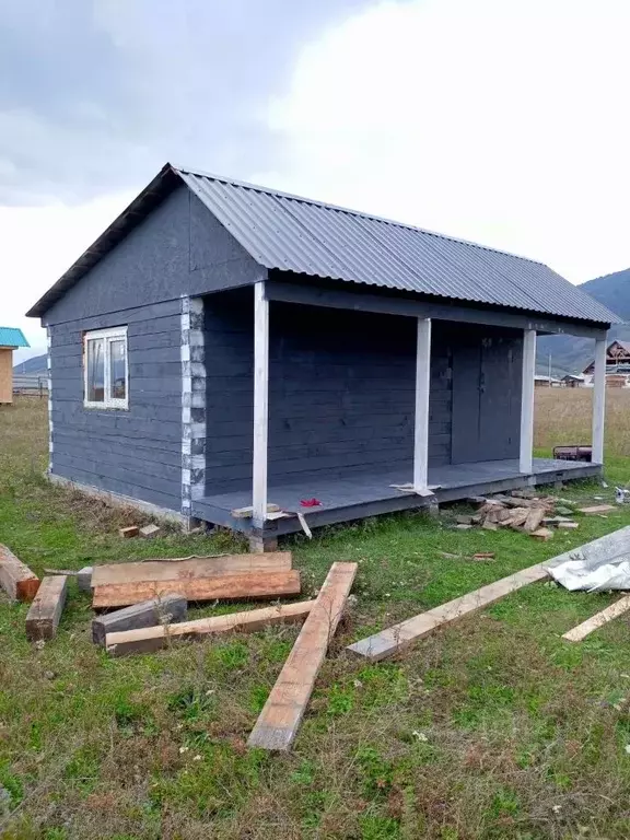 Дом в Алтай, Усть-Коксинский район, с. Усть-Кокса ул. Уймонская (30 м) - Фото 1