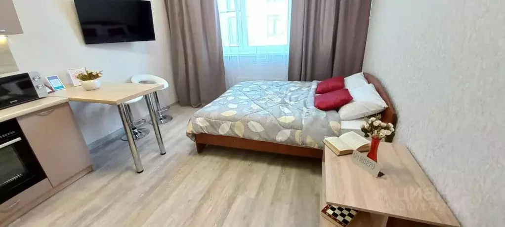 1-к кв. Тюменская область, Тюмень ул. Ю.-Р.Г. Эрвье, 38 (31.0 м) - Фото 1