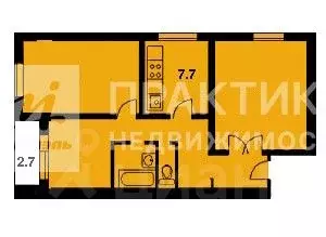 3-к кв. Москва Электрозаводская ул., 32 (64.2 м) - Фото 2