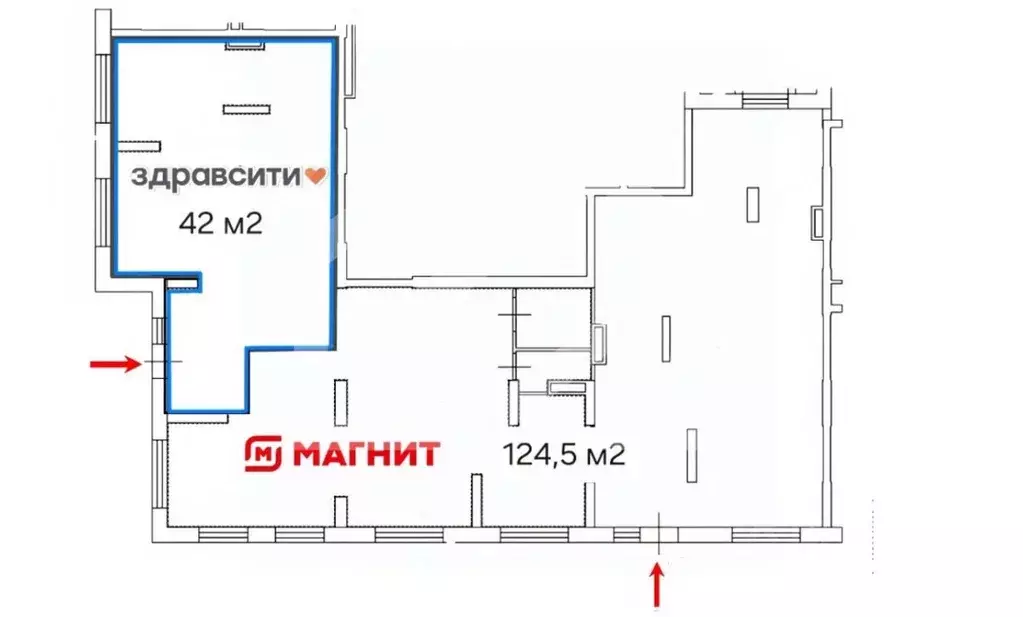 Помещение свободного назначения в Москва Муравская ул., 38к2 (167 м) - Фото 2