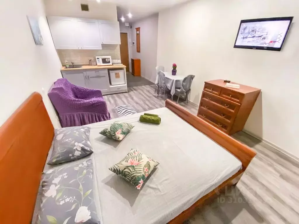 Студия Московская область, Лобня ул. Колычева, 3 (31.0 м) - Фото 1