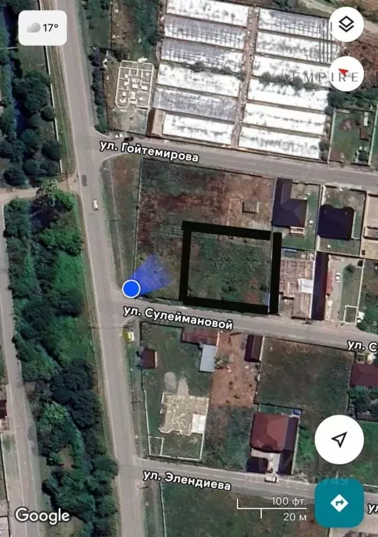 Участок в Чеченская республика, Аргун ул. З. Сулеймановой (12.0 сот.) - Фото 1