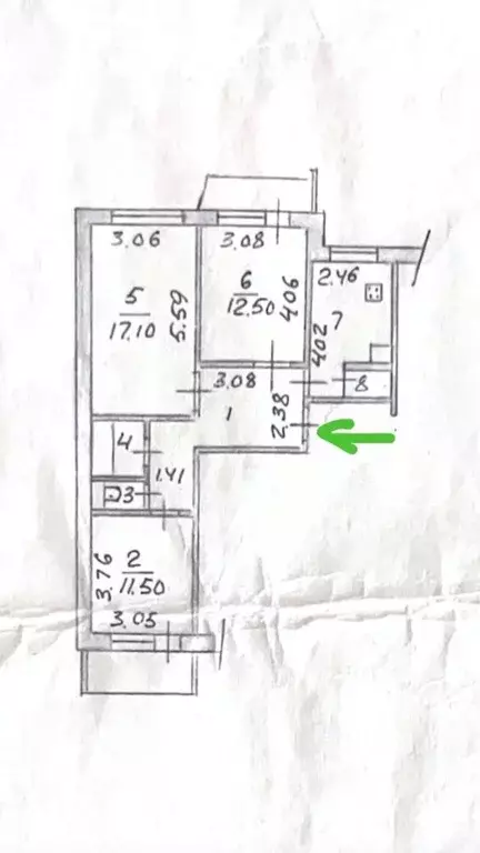 3-к кв. Чувашия, Чебоксары Ярмарочная ул., 11к1 (68.3 м) - Фото 2