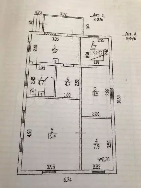 Дом 60 м на участке 6 сот. - Фото 0