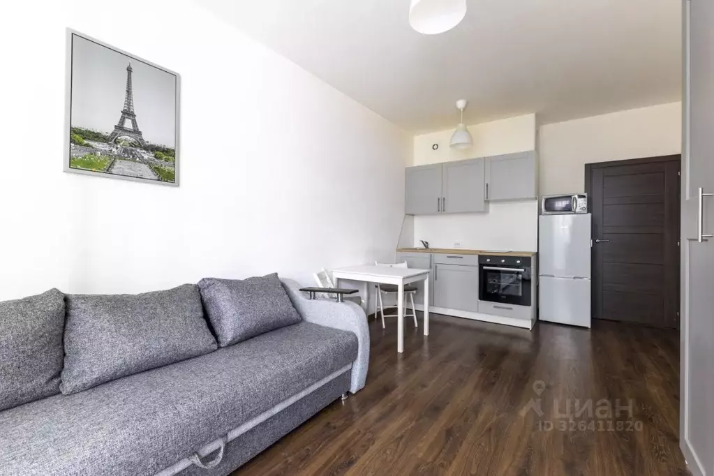 Студия Санкт-Петербург ул. Верхне-Каменская, 5 (24.4 м) - Фото 1