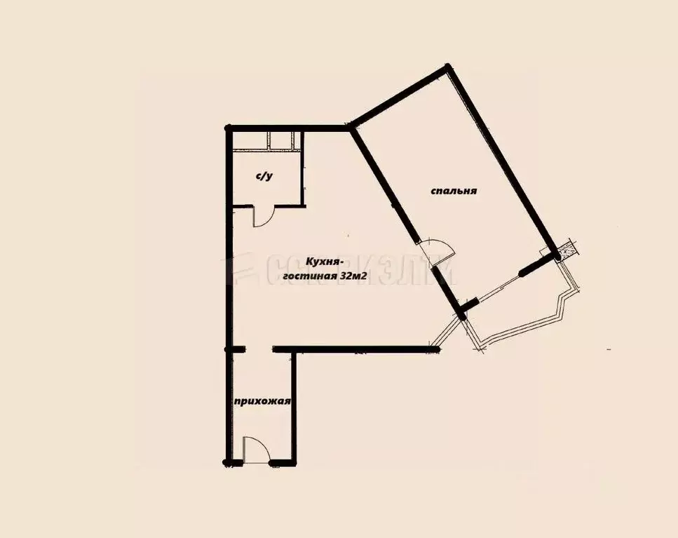 2-к кв. Московская область, Красногорск бул. Красногорский, 14 (68.8 ... - Фото 2