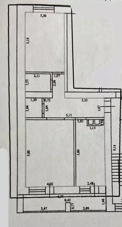2-к кв. Оренбургская область, Оренбург ул. Герцена, 47 (70.2 м) - Фото 1