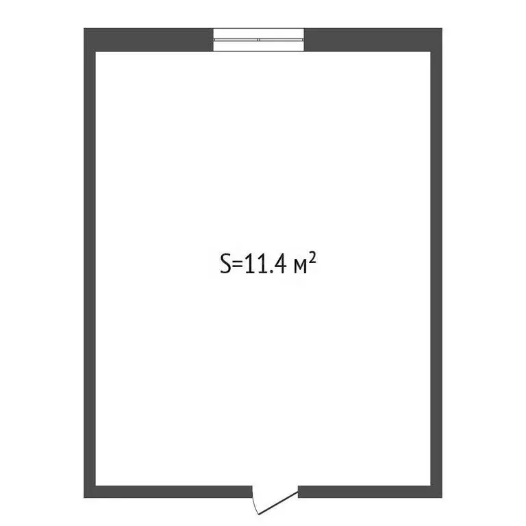 1к в -комнатной квартире (11.4 м) - Фото 1