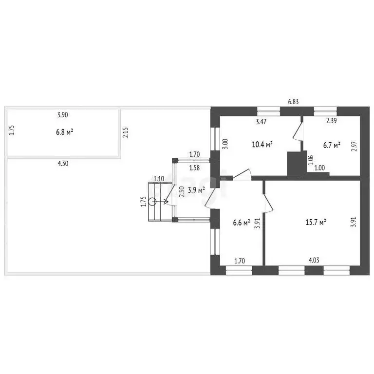 Дом в Прохладный, Новосельская улица (39.4 м) - Фото 1