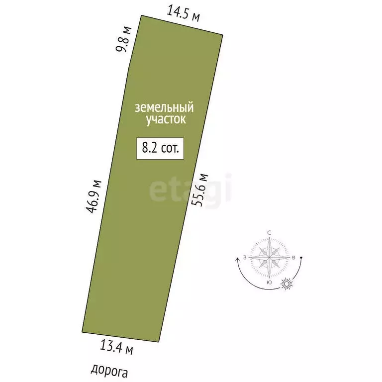 Участок в Тюмень, садовое товарищество Сигнал, Автобазовская улица ... - Фото 1