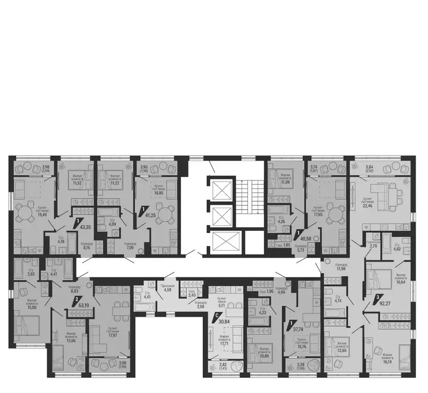 1-к кв. Свердловская область, Екатеринбург ул. 22-го Партсъезда, 10 ... - Фото 2