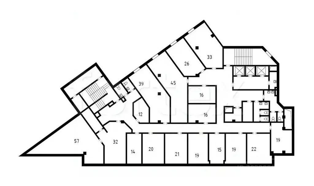 Офис в Москва Новослободская ул., 16 (754 м) - Фото 1