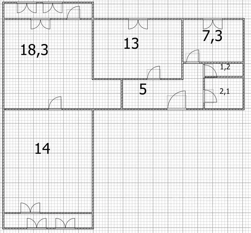 3-к кв. башкортостан, уфа айская ул, 58 (63.0 м) - Фото 1