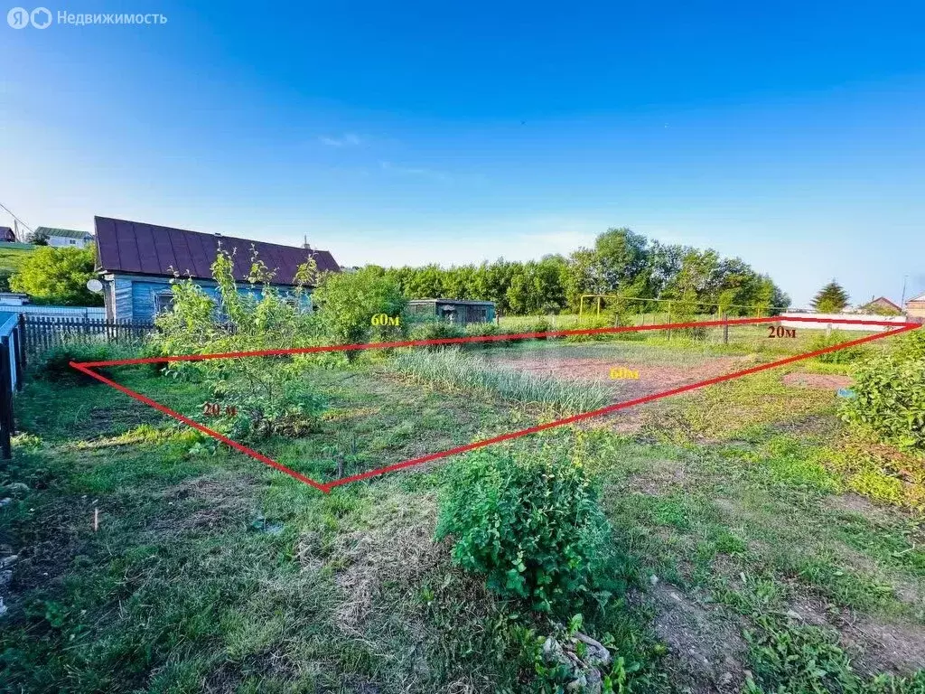 Участок в село Татарское Ходяшево, улица Чапаева (12 м) - Фото 1