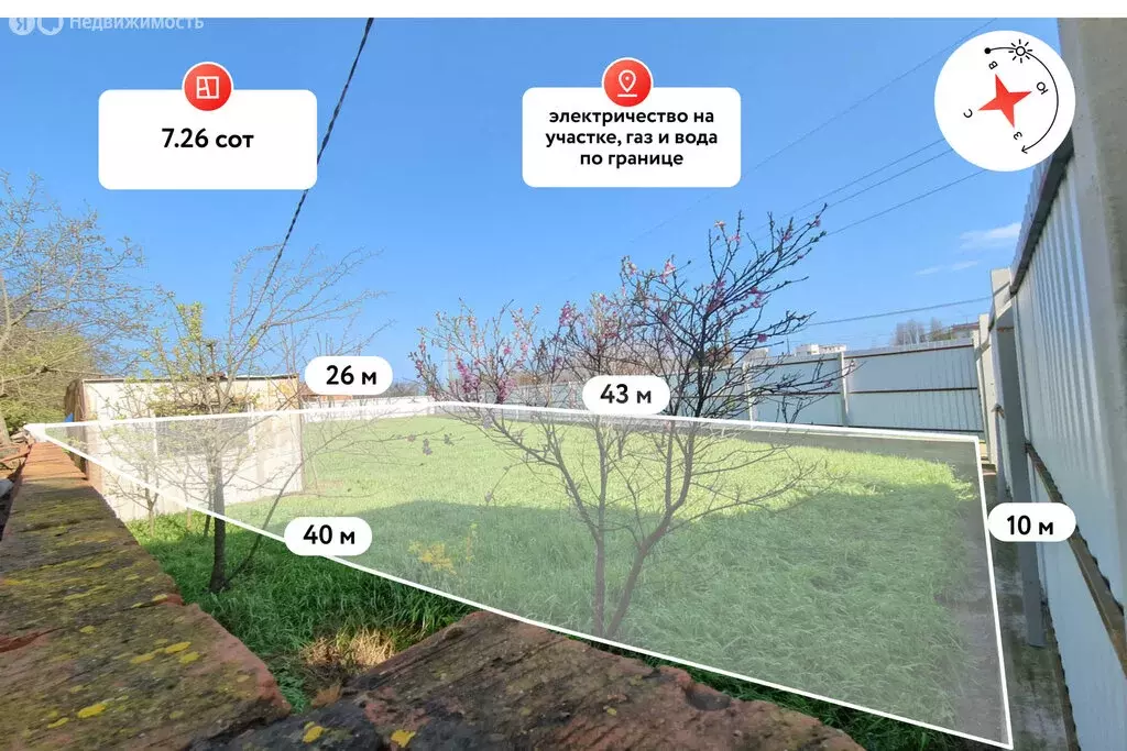 Участок в Славянск-на-Кубани, Весенняя улица (7.26 м) - Фото 1