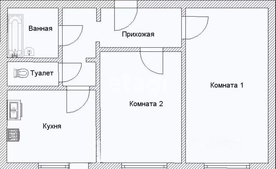 2-к кв. Оренбургская область, Оренбург ул. Чкалова, 70 (54.2 м) - Фото 0