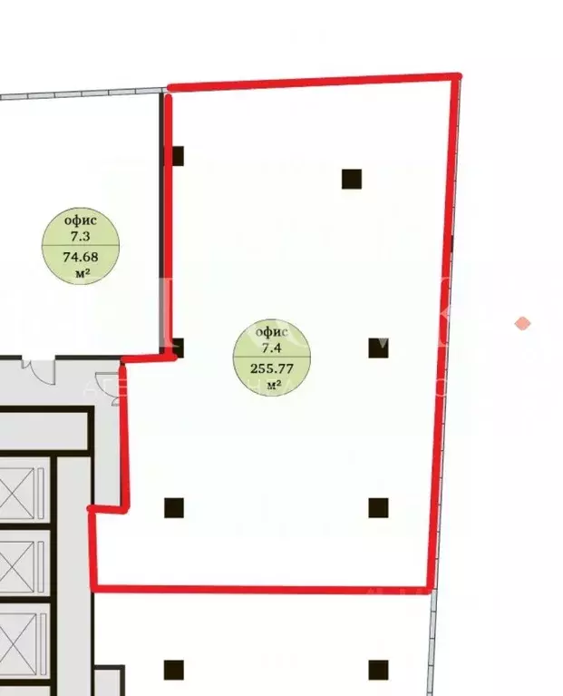 Офис в Москва ул. Неверовского, 10 (256 м) - Фото 2