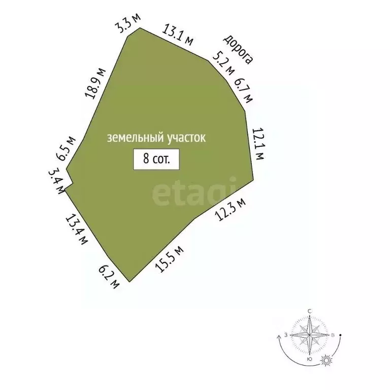 Участок в Крым, Ялта муниципальный округ, Симеиз пгт  (7.0 сот.) - Фото 2