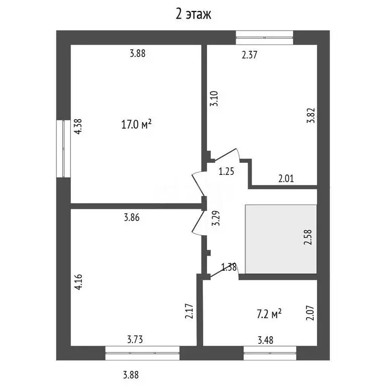 Дом в село Андреевка, Родная улица (170 м) - Фото 2