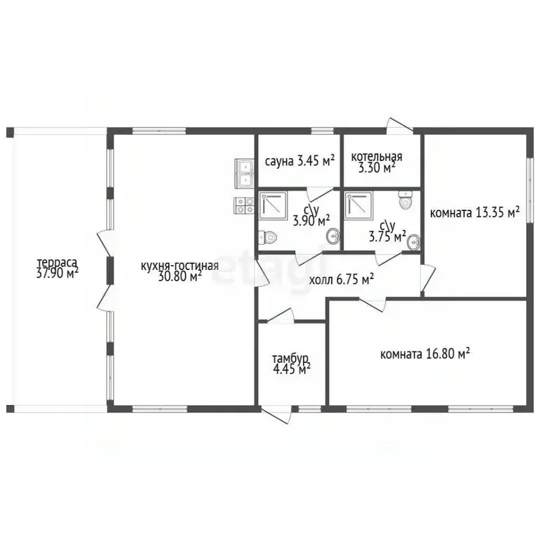 Дом в Ленинградская область, Приозерский район, Ларионовское с/пос, ... - Фото 2