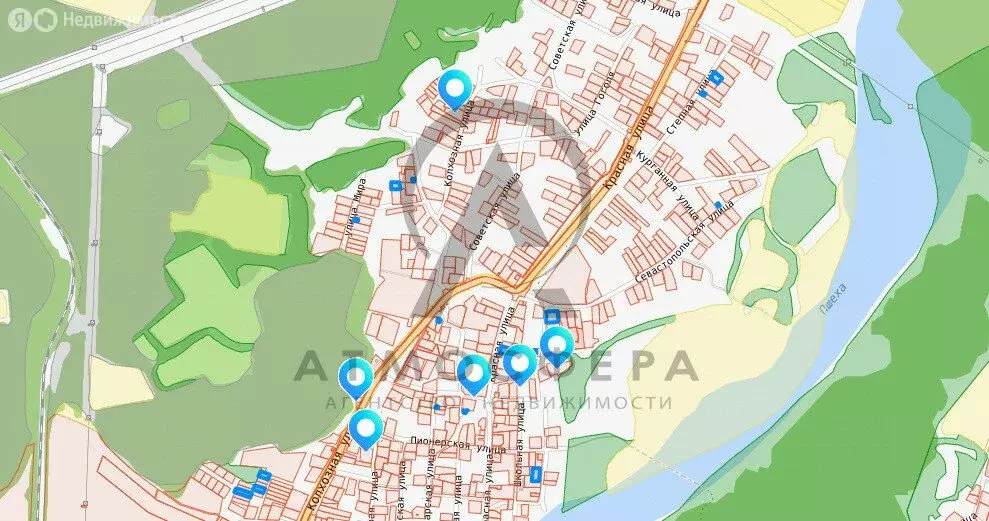 Участок в станица Кубанская, Красноармейская улица (14 м) - Фото 1