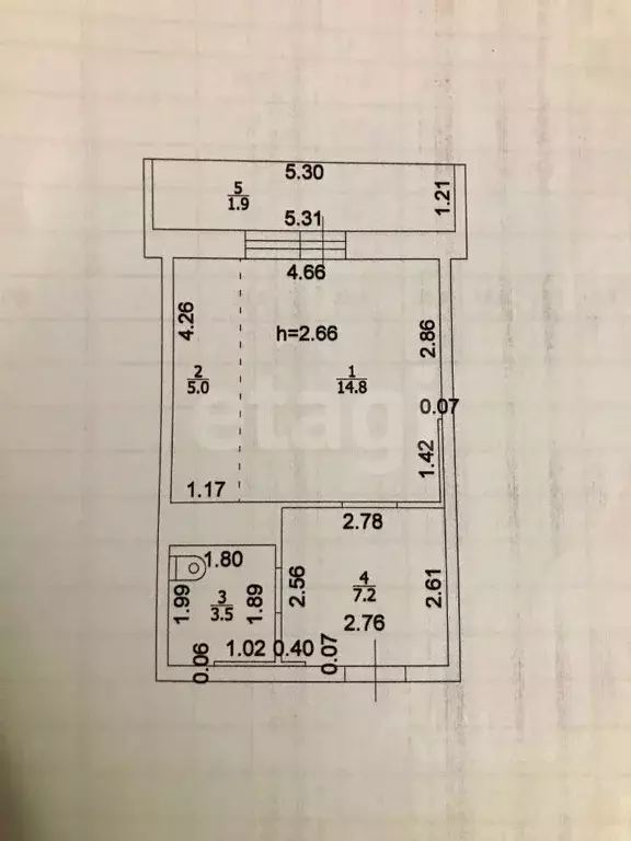 Студия Татарстан, Казань ул. Рауиса Гареева, 111к2 (30.4 м) - Фото 2