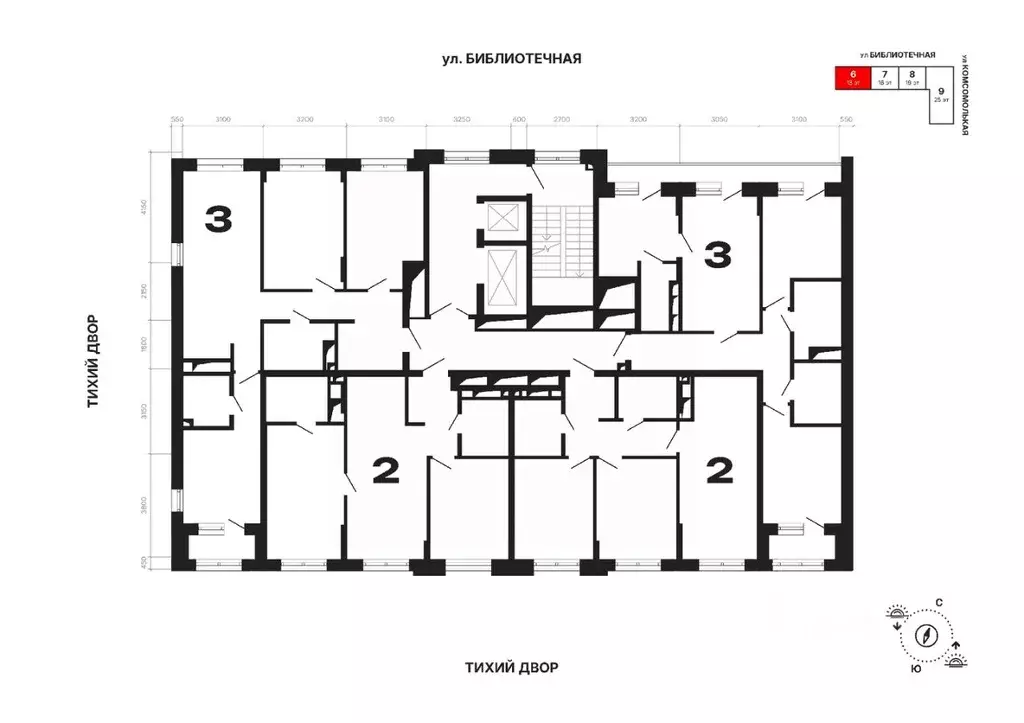 2-к кв. Свердловская область, Екатеринбург Втузгородок жилрайон,  ... - Фото 2
