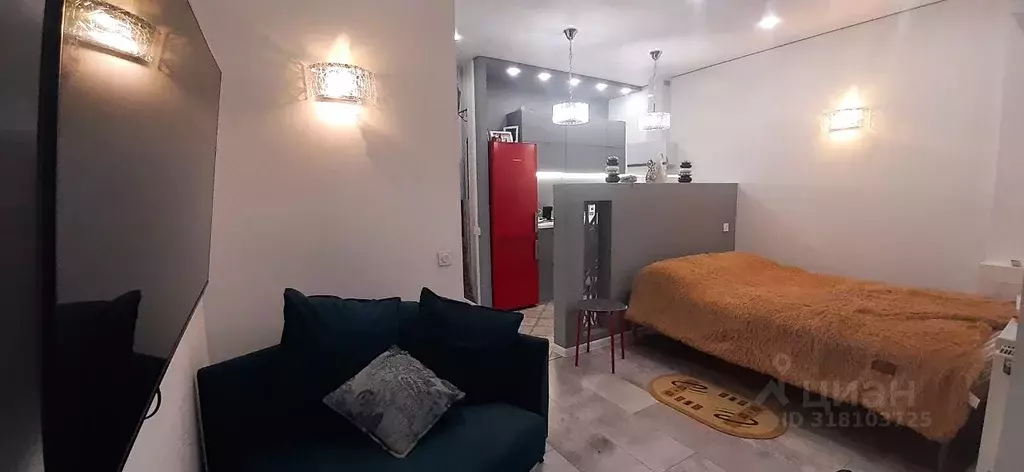 Студия Пермский край, Пермь Полевая ул., 10 (31.0 м) - Фото 1
