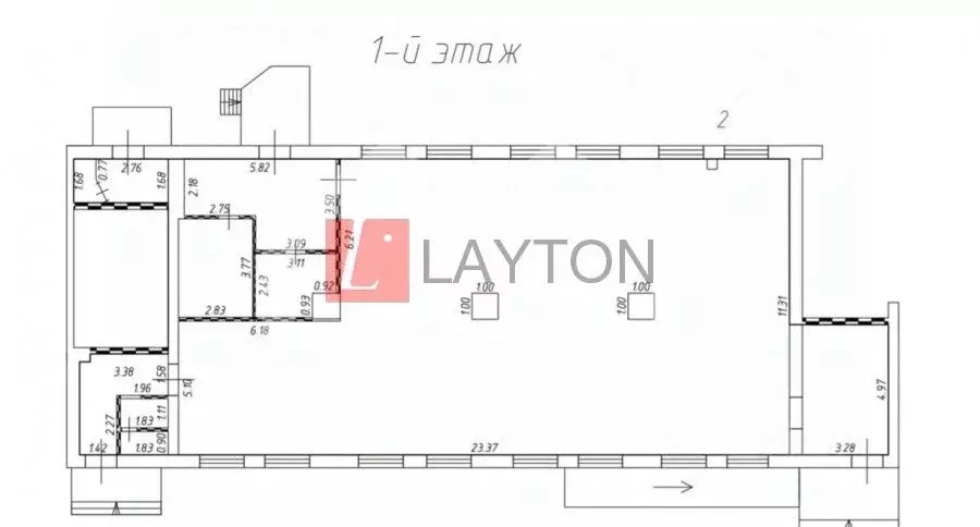 Торговая площадь в Московская область, Балашиха ул. Чехова, 18 (512 м) - Фото 2