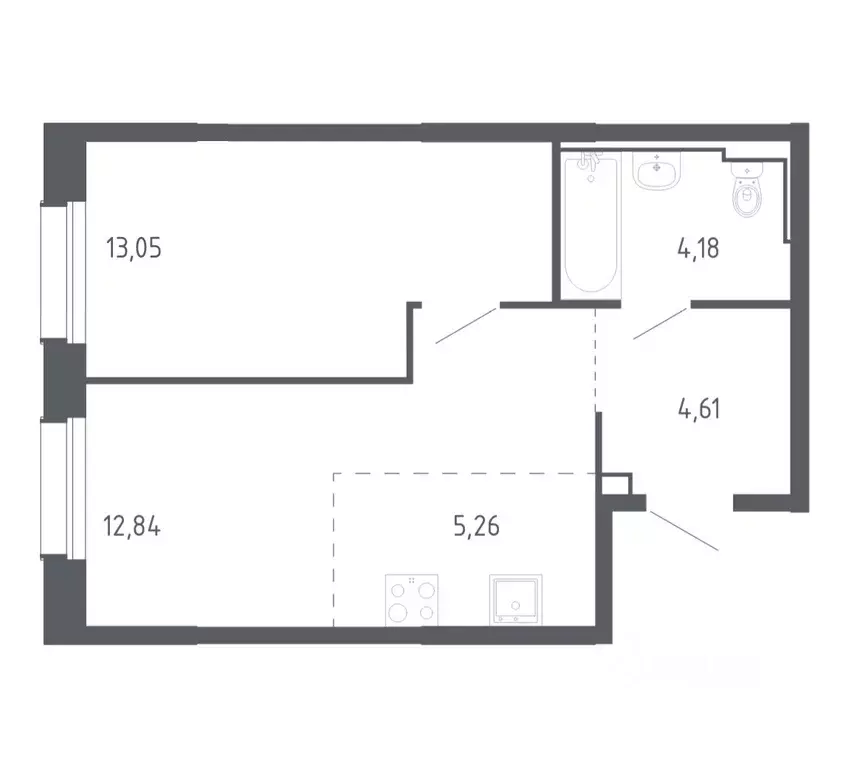 1-к кв. Приморский край, Владивосток Квартал Нейбута жилой комплекс, ... - Фото 1