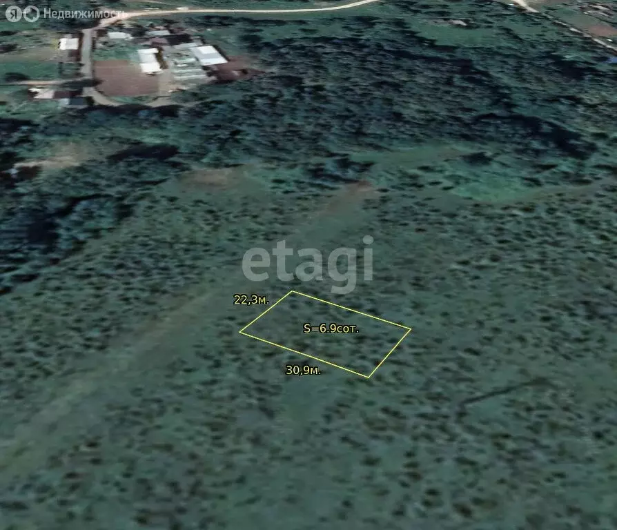 Участок в Даховская, улица Гуляева (6.89 м) - Фото 2