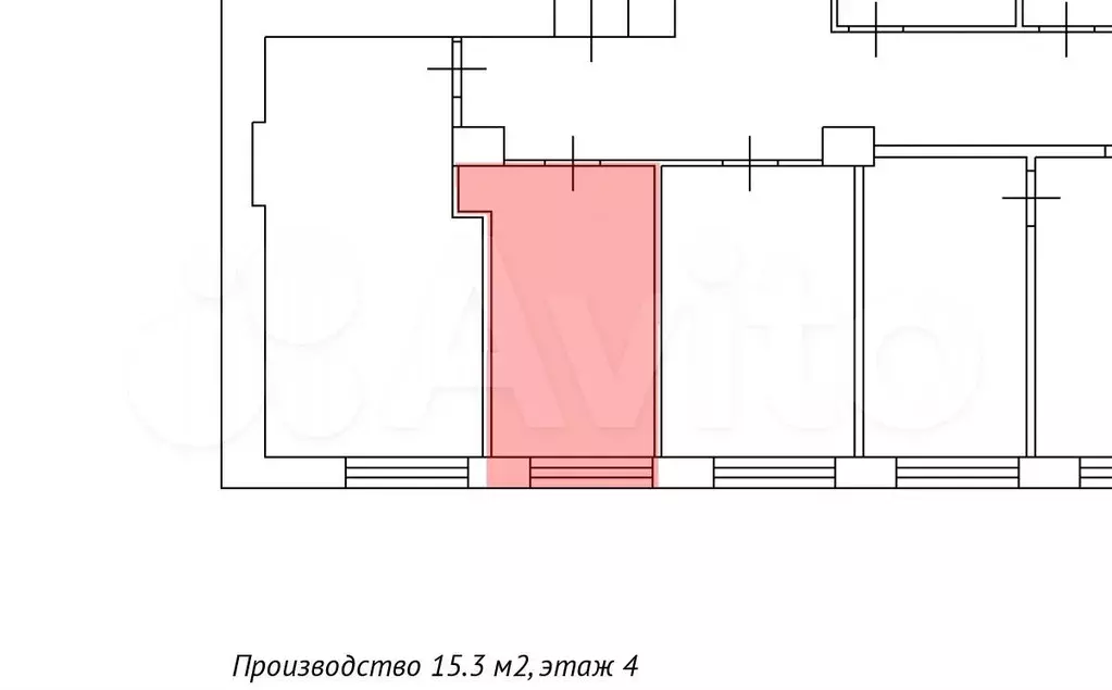 Мастерская 15.3 кв. м на 4-м эт, есть лифт г/п 630кг - Фото 0