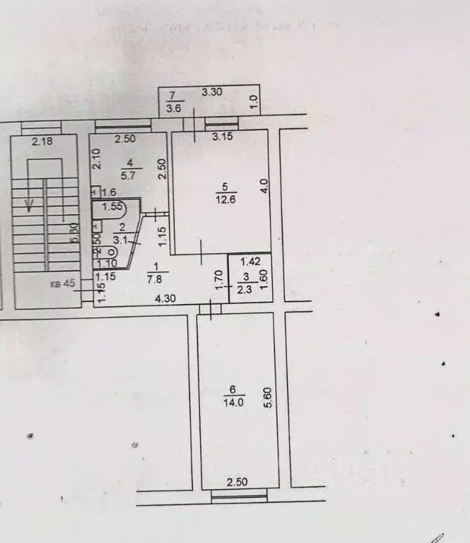 2-к кв. Краснодарский край, Абинский район, Ахтырское городское ... - Фото 2