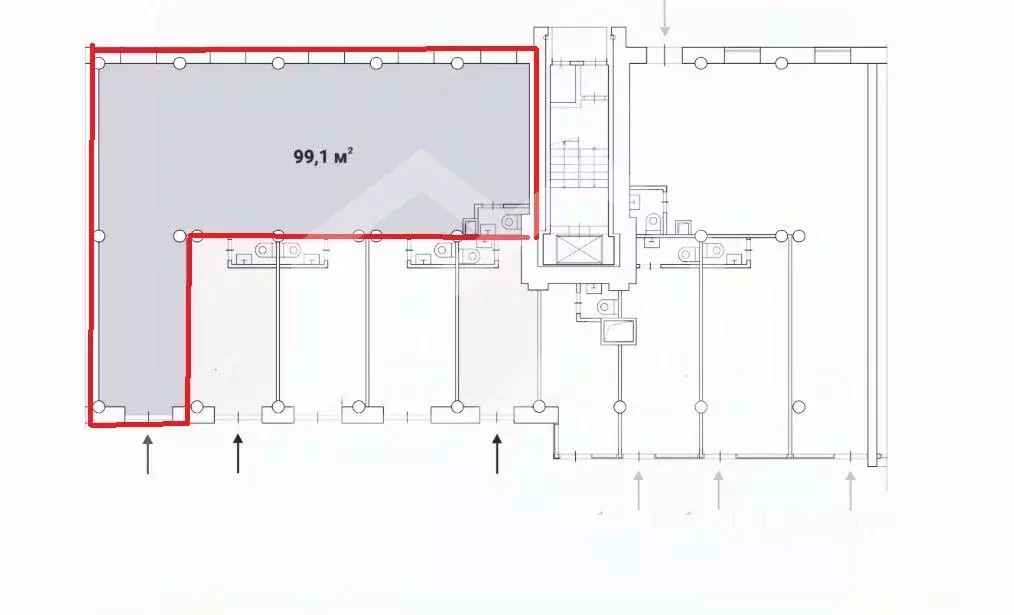 Помещение свободного назначения в Москва Планерная ул., 12К1 (99 м) - Фото 2