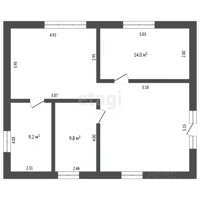 Дом в Севастополь Милосердие СТ,  (82 м) - Фото 2