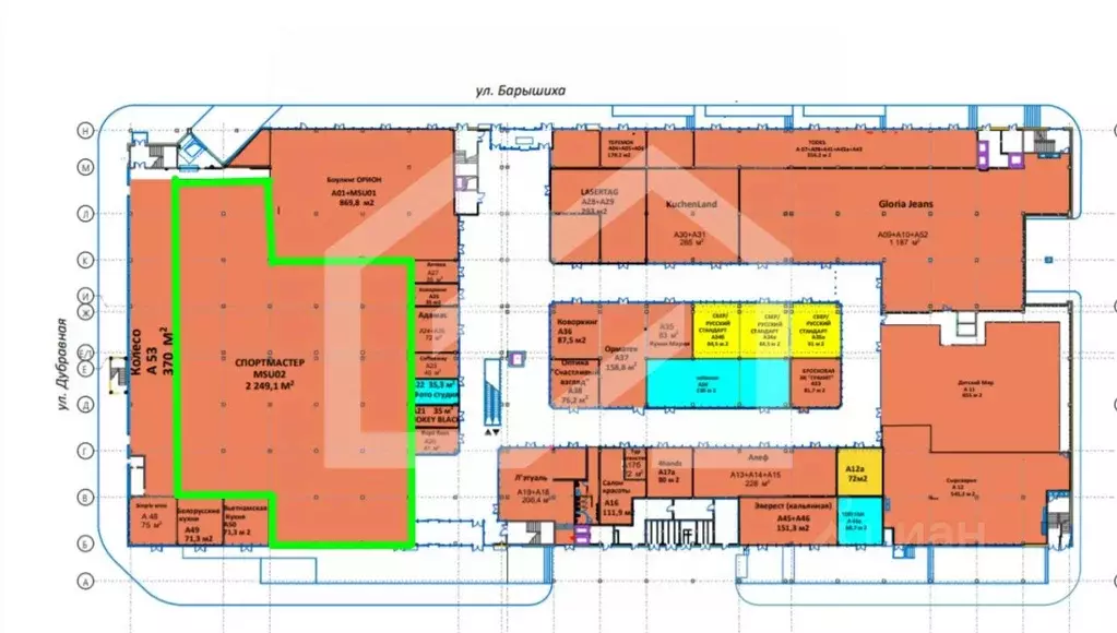 Помещение свободного назначения в Москва Дубравная ул., 51с1 (2229 м) - Фото 2